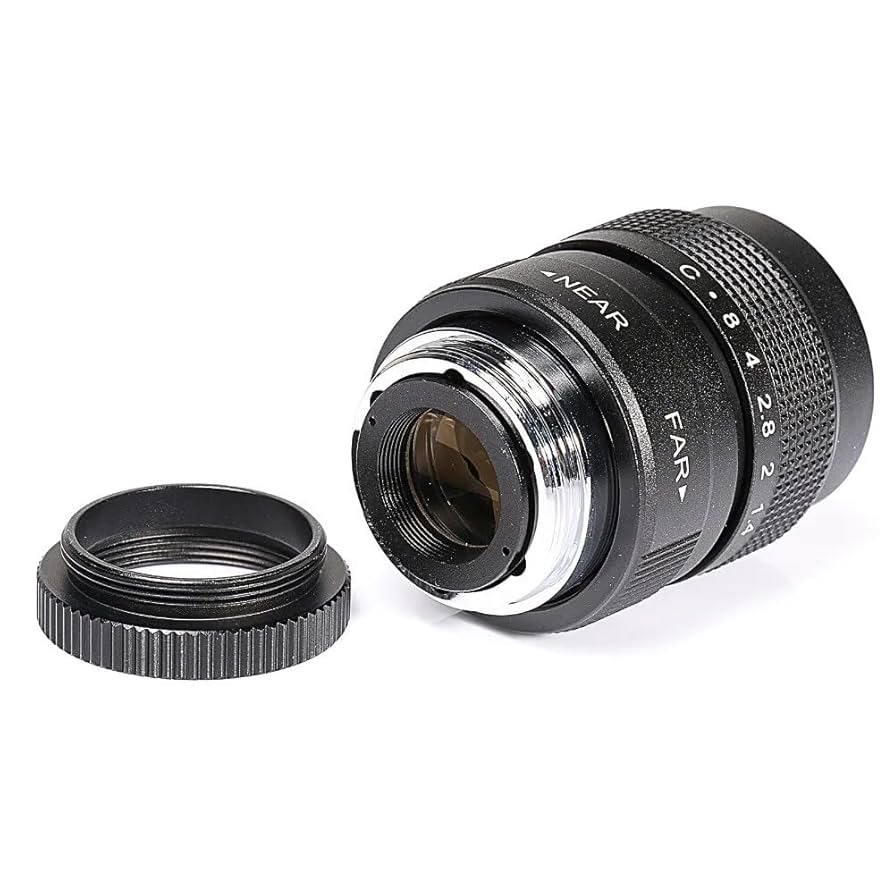 Nikon - Nikon Cマウントレンズ 25mm F1.4 中国製 CCTV LENS 25mm F1.4 + Nikon1 – Cマウントでもケラレ